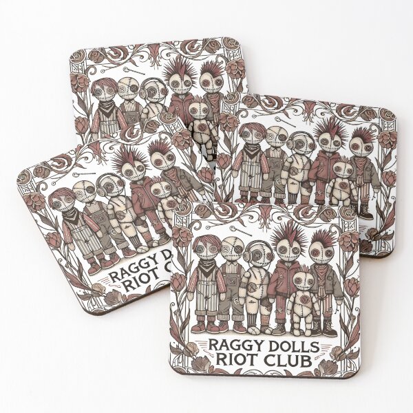 Item preview, Raggy Dolls Riot Club Punk Art designed and sold by ColorVibre.