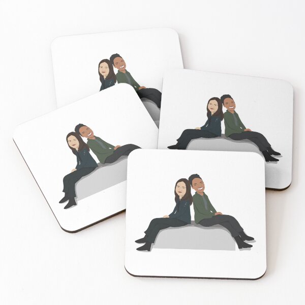 Item preview, Angela Lopez & Nyla Harper CopMoms cartoon (S6) | The Rookie designed and sold by gottaloveseries.