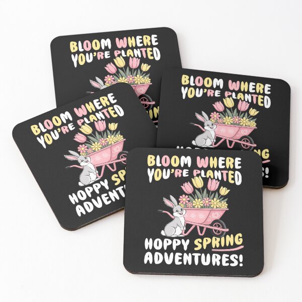 Item preview, Bloom Where You're Planted Bunny Spring Adventure designed and sold by Betsytiptoe.