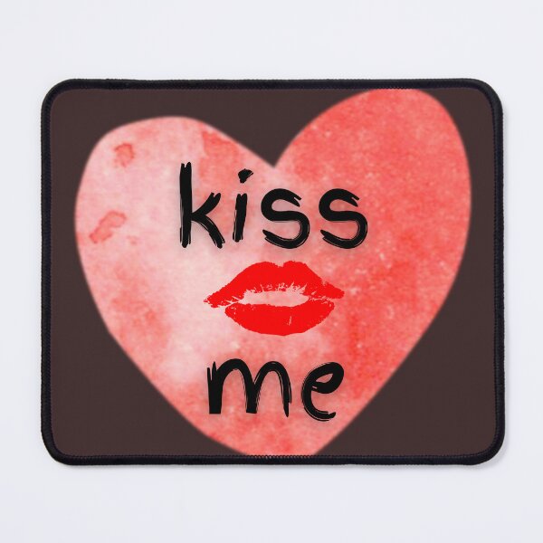 Item preview, Kiss Me Boldy, flirty art.❤️ designed and sold by Art With Impact – Statement Art & Apparel for Deep Thinkers.