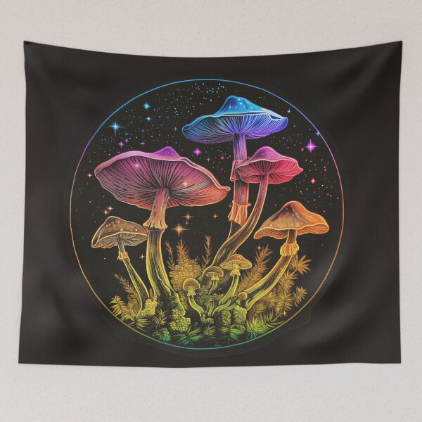 Item preview, Mushroom Long Night | Garden of Shrooms designed and sold by Daniel Watts.