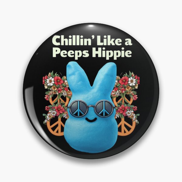 Item preview, Chillin’ Like a Peeps Hippie – Retro Easter Vibes T-Shirt designed and sold by TeesByOquad.