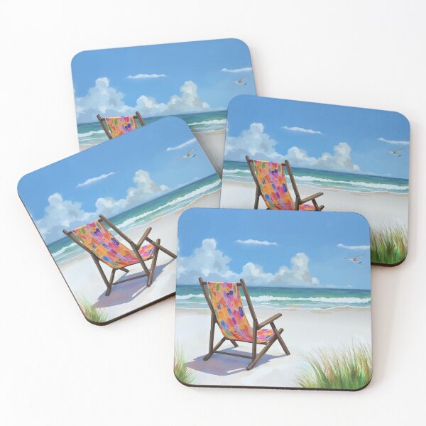 Item preview, Florida Beach Day Painting designed and sold by Magnolia Valley Art.