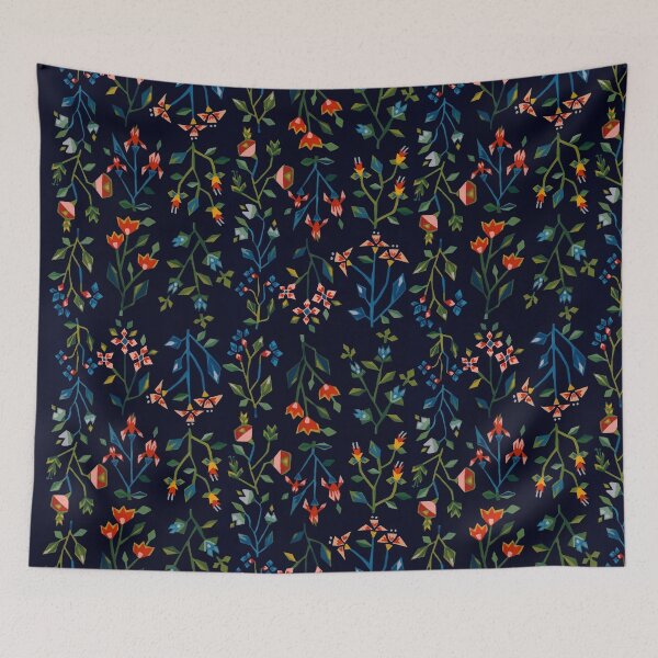 Item preview, Folkfloral designed and sold by byAitch.