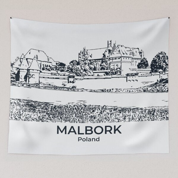 Item preview, Malbork - Poland designed and sold by Lakeric Cityscapes.