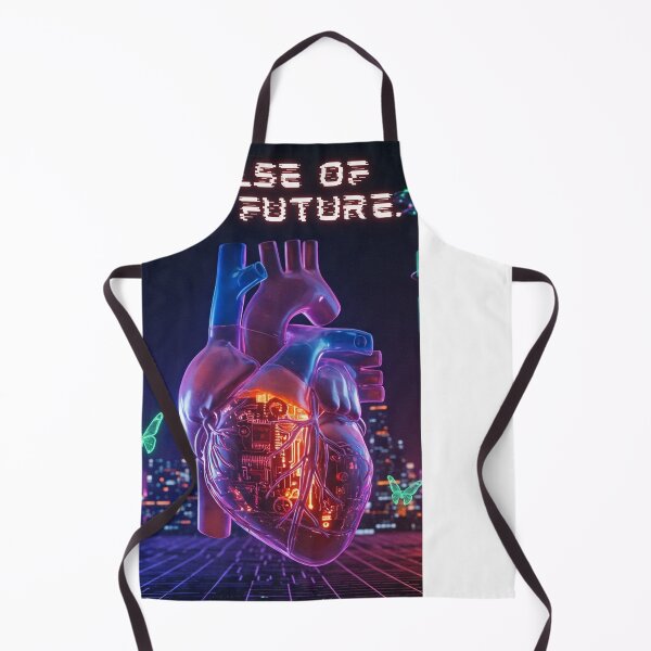 Item preview, Cyberpunk mechanical anatomy | Cyberpunk Mechanical Heart Anatomy | Cybernetic Heart in Neon Circuit City designed and sold by Feline Rockstars.