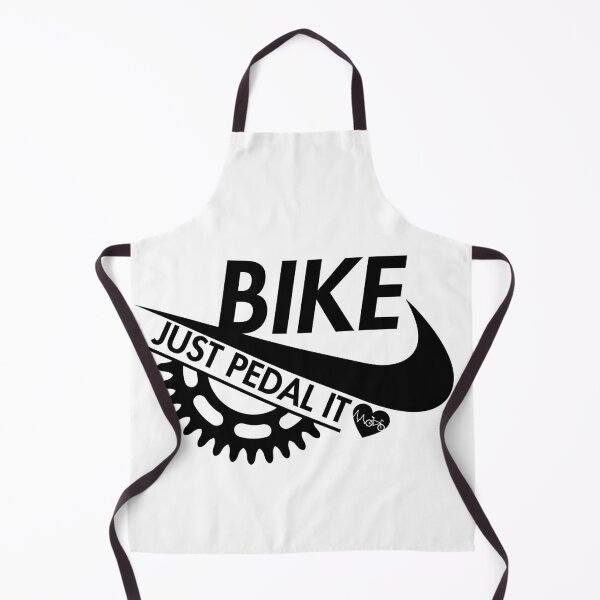 Item preview, Funny Bike "JUST PEDAL IT" NIKE look alike sarcastic design for Bike and Bicycle designed and sold by PrintepreneurDesigns.