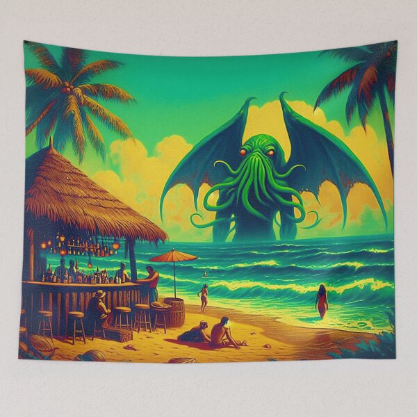 Item preview, A LOVELY DAY AT THE BEACH UNTIL... designed and sold by CinemaObscura.
