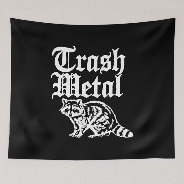 Item preview, Trash Metal funny Raccoon designed and sold by paulo silveira.
