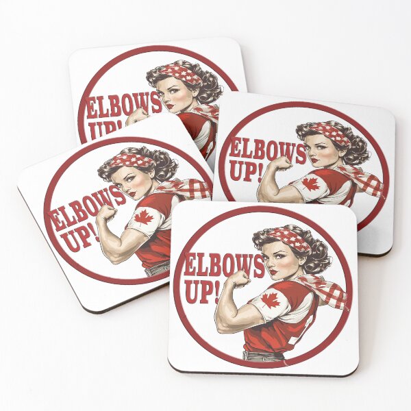 Item preview, Elbows Up! designed and sold by Rose&Evergreen.