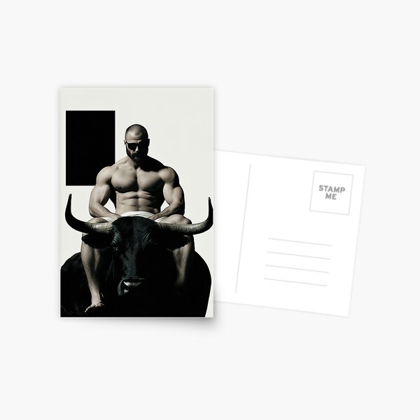 Item preview, Mythical Minotaur: The Labyrinth's Handsome Beast designed and sold by The Gallery Gaze.