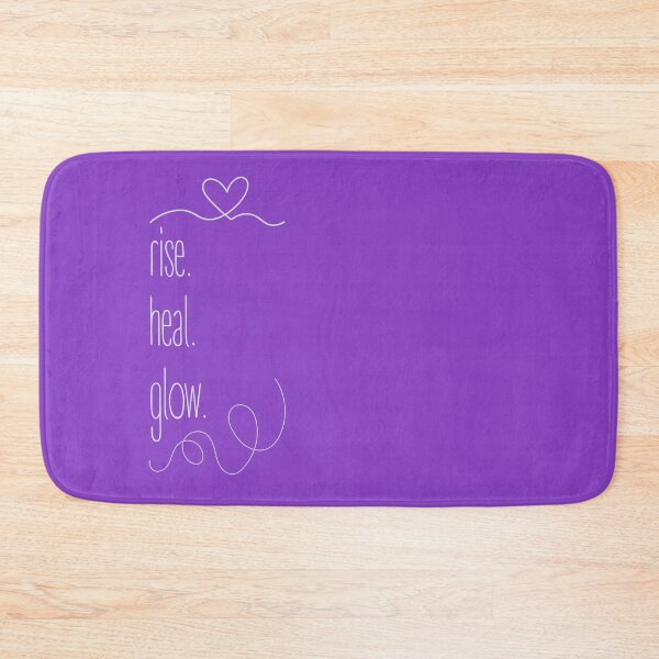 Item preview, Rise. Heal. Glow. Minimalist design with a powerful message. designed and sold by Valudity.