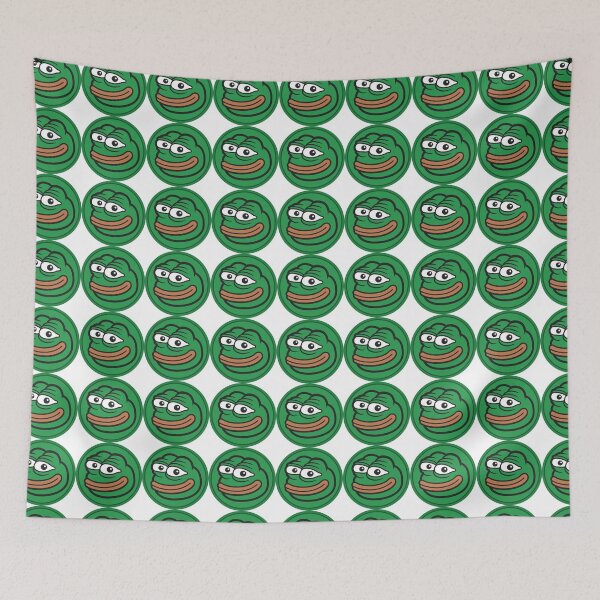 Item preview, PepeCoin Logo Frog designed and sold by NoiseToSeeYou.