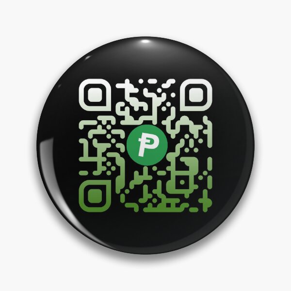 Item preview, PepeCoin $PEP QR CODE BLACK designed and sold by NoiseToSeeYou.