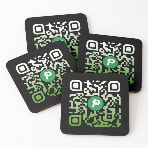 Item preview, PepeCoin $PEP QR CODE BLACK designed and sold by NoiseToSeeYou.