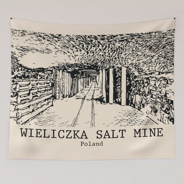 Item preview, Wieliczka Salt Mine - Poland designed and sold by Lakeric Cityscapes.