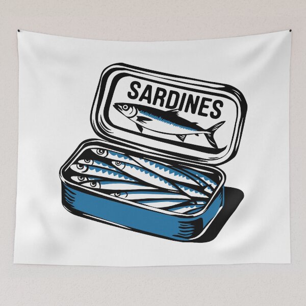 Item preview, Sardine Tin designed and sold by Angry Swan Designs.