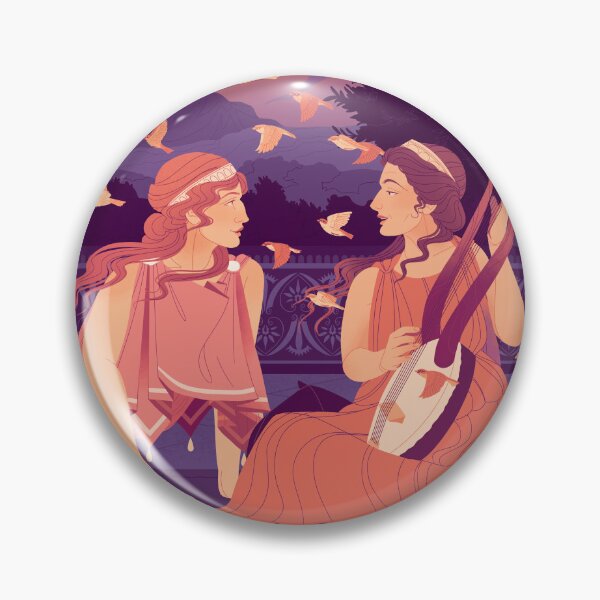 Item preview, Sappho's Sparrows (recolour) designed and sold by flaroh.