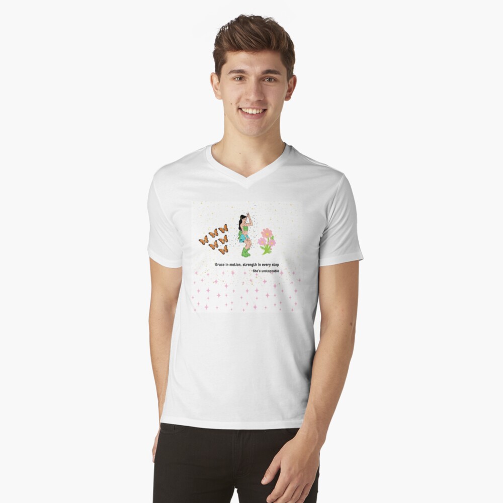Item preview, V-Neck T-Shirt designed and sold by KaviMochi1.