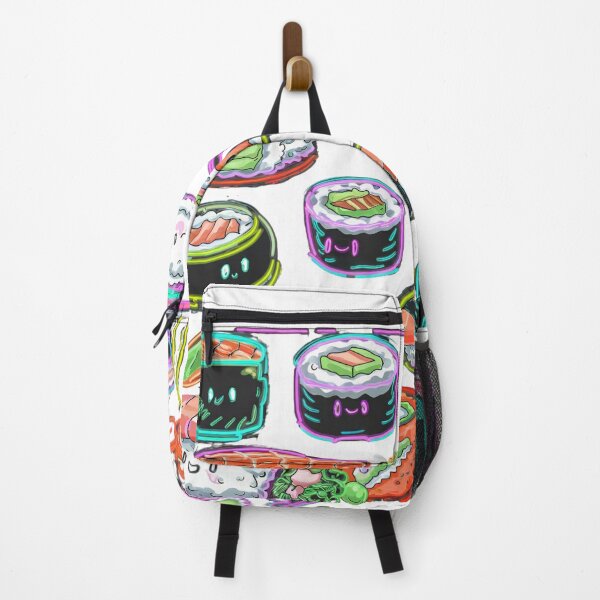 Item preview, Cute sushi Neon outlines designed and sold by MadCatPrints.