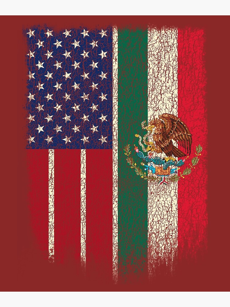 "Mexican American Flag Mexican American Pride" Poster by cgocgy | Redbubble