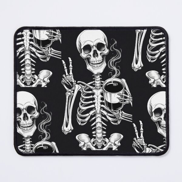 Item preview, Caffeinated Bones - Peace, Love & Coffee designed and sold by OPURA.