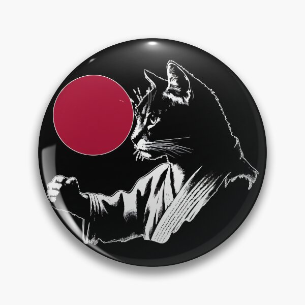 Item preview, Cat Karate Judo Japan Sumie Ink Art designed and sold by TomFrontierArt.