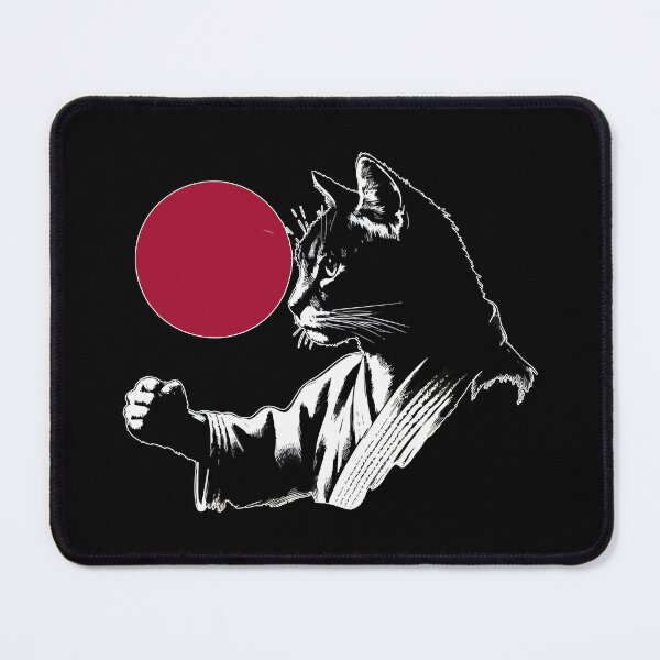 Item preview, Cat Karate Judo Japan Sumie Ink Art designed and sold by TomFrontierArt.
