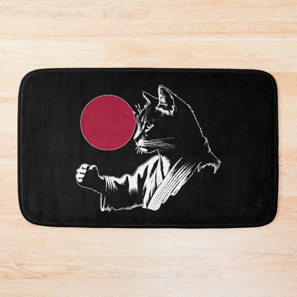 Item preview, Cat Karate Judo Japan Sumie Ink Art designed and sold by TomFrontierArt.