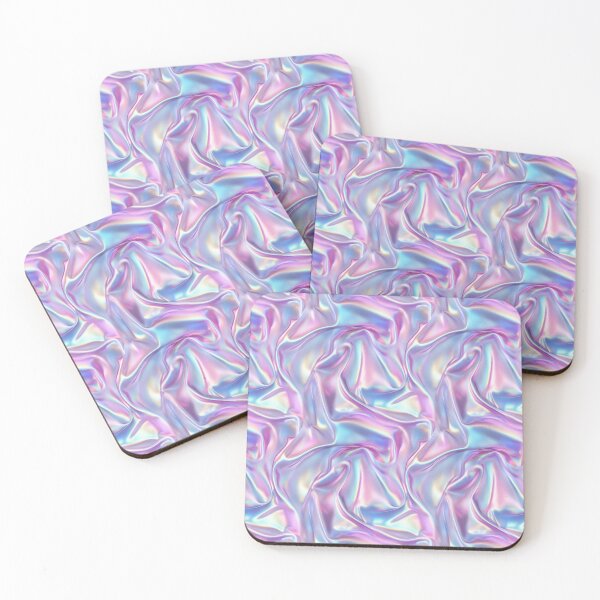 Item preview, Seamless pattern of beautiful iridescent fabric drapes  designed and sold by MiraCleAI.