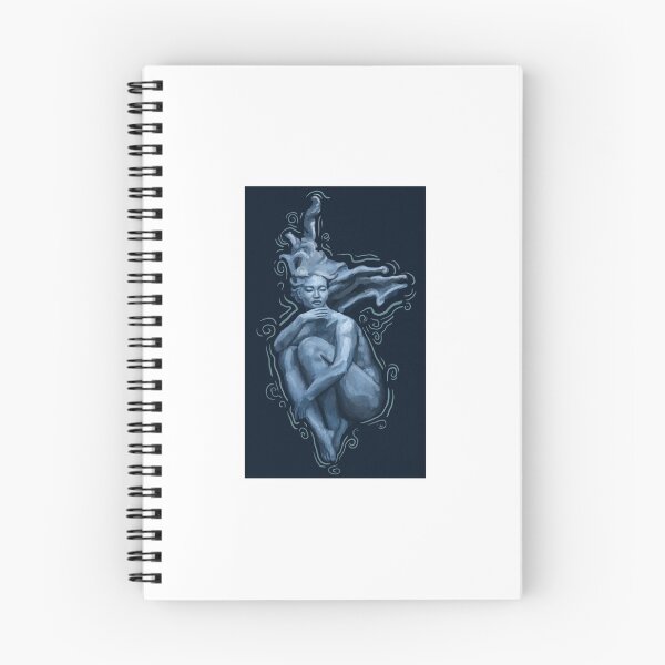 Item preview, Floating Woman with Flowing Hair and Swirls designed and sold by Eileen.