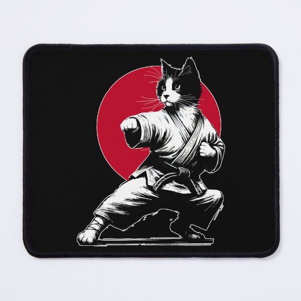 Item preview, Funny Cat Karate Judo Japan Sumie designed and sold by TomFrontierArt.