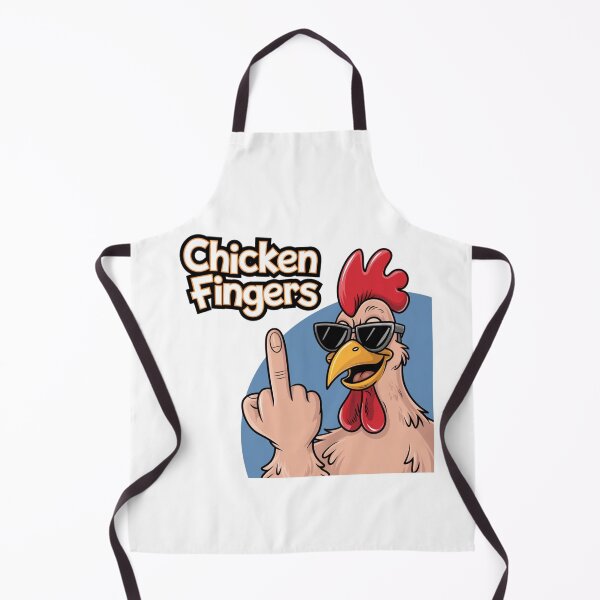 Item preview, Chicken Fingers, rooster, middle finger, meme, funnyfits70, Humor, Funny, retro, vintages, funny quotes, animal humor, designed and sold by FunnyFits70.