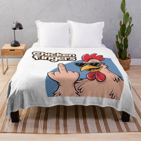 Item preview, Chicken Fingers, rooster, middle finger, meme, funnyfits70, Humor, Funny, retro, vintages, funny quotes, animal humor, designed and sold by FunnyFits70.