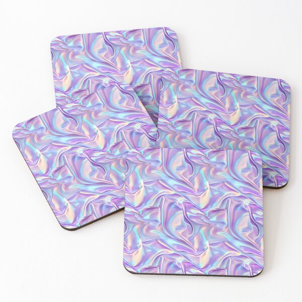 Item preview, Seamless pattern of beautiful iridescent fabric drapes  designed and sold by MiraCleAI.