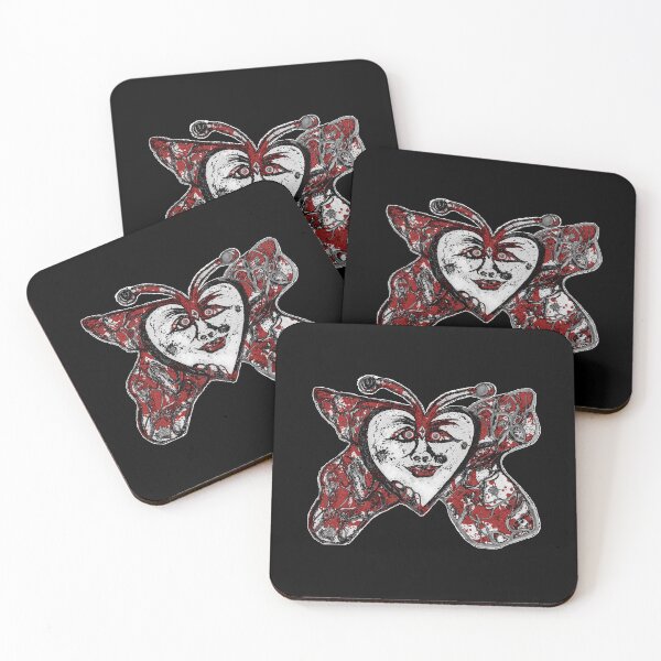 Item preview, BUTTERFLY PEOPLE: Hearts Alike - Blood Spatter 1 designed and sold by Qweird Artistry.