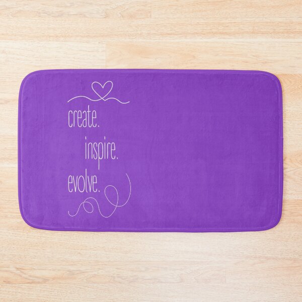 Item preview, create. inspire. evolve. Minimalist design with a strong message. designed and sold by Valudity.