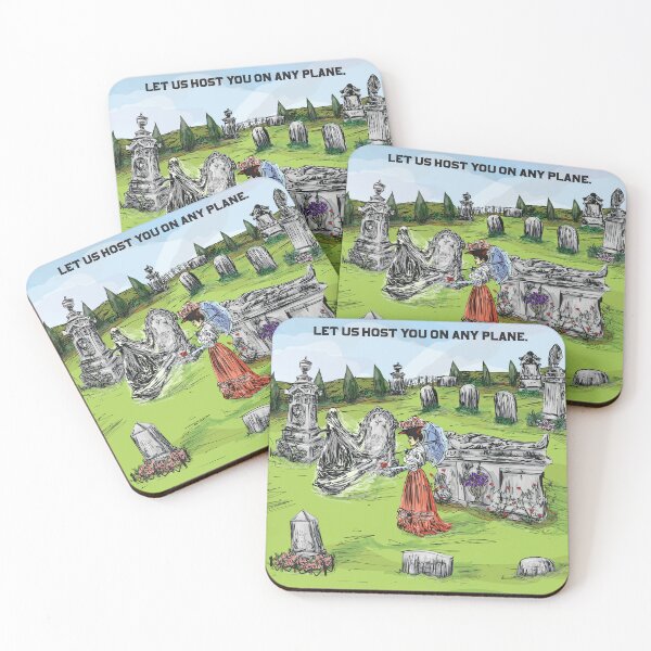 Item preview, Victorian Cemetery Ad - Reserved Seating for Eternity designed and sold by kaeashtin.