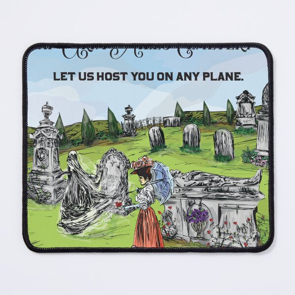 Item preview, Victorian Cemetery Ad - Reserved Seating for Eternity designed and sold by kaeashtin.