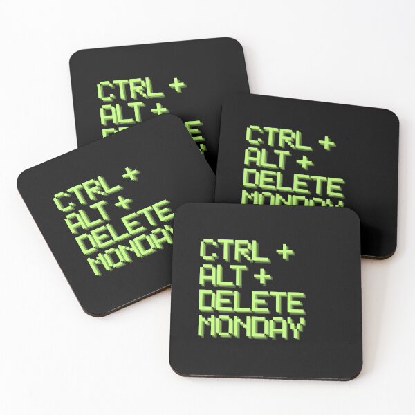 Item preview, Ctrl + Alt + Delete Monday designed and sold by Floter80.