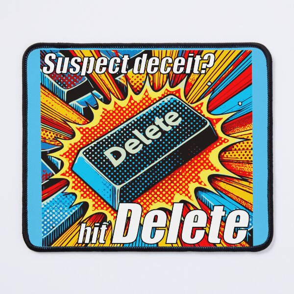 Item preview, Suspect deceit? hit Delete designed and sold by Lisandro Tapia.