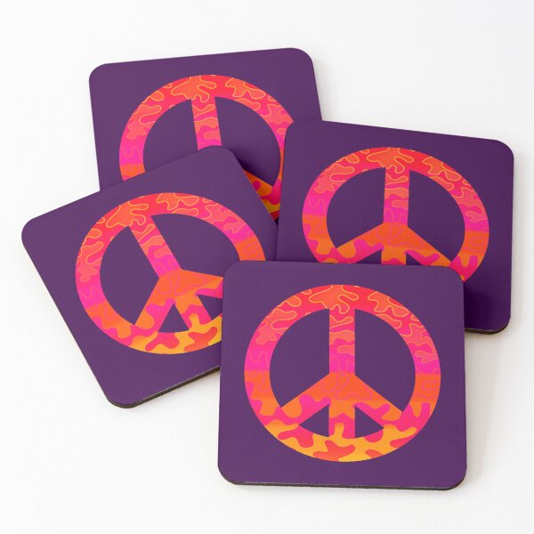 Item preview, Gradient Peace Symbol – Color Transition Design designed and sold by CreaTwinkles.