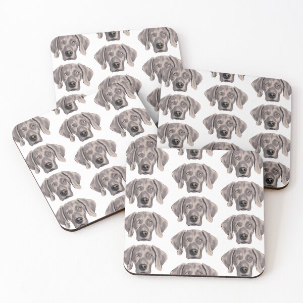 Item preview, Weimaraner face designed and sold by Katie Batchelor.