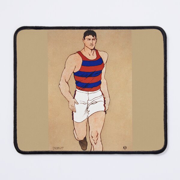 Item preview, Athlete, vintage illustration by Edward Penfield. designed and sold by Shoot-The-Moon.
