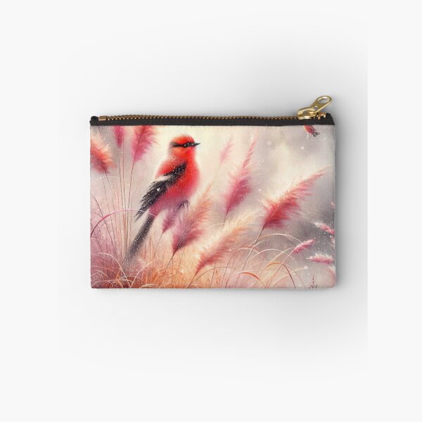 Item preview, Red Cardinal and Pink Flora designed and sold by M-Y-A-R-T-.