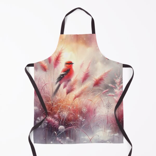 Item preview, Red Cardinal and Pink Flora designed and sold by M-Y-A-R-T-.