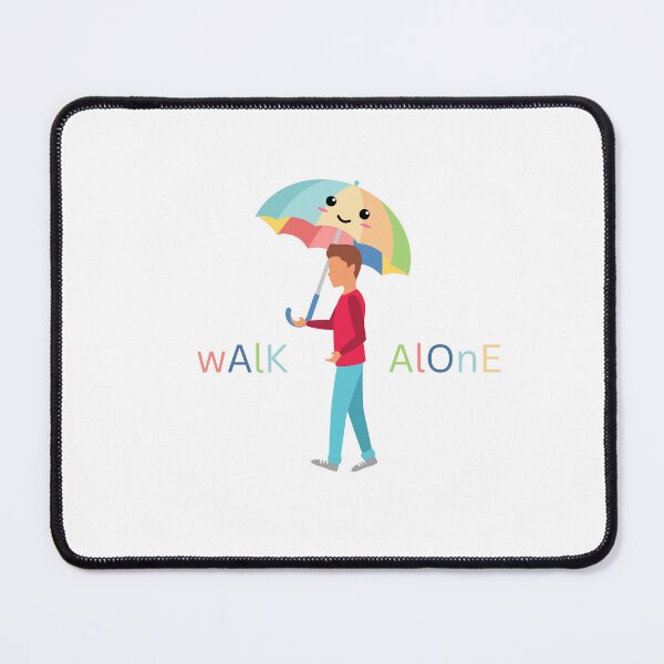 Item preview, Walk Alone with a Happy Umbrella designed and sold by nav2107.