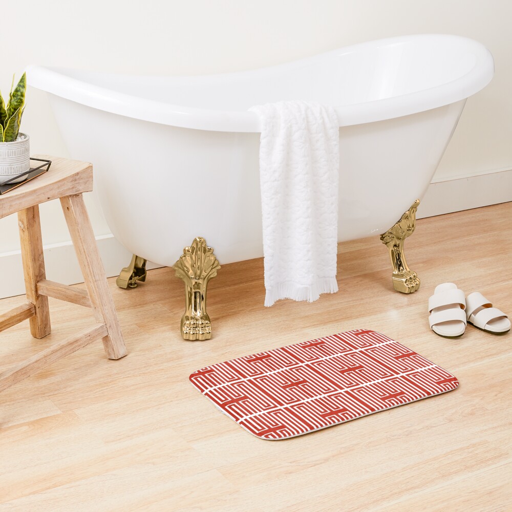 Item preview, Bath Mat designed and sold by Patternfluent.