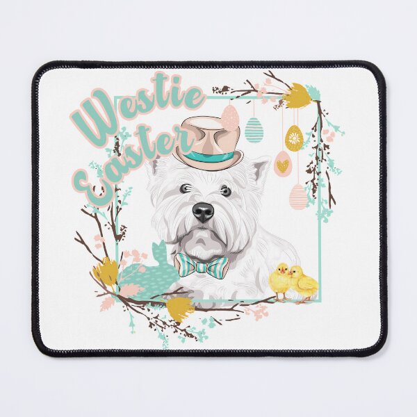 Item preview, Easter Westie Charming West Highland White Terrier designed and sold by KateLeap.