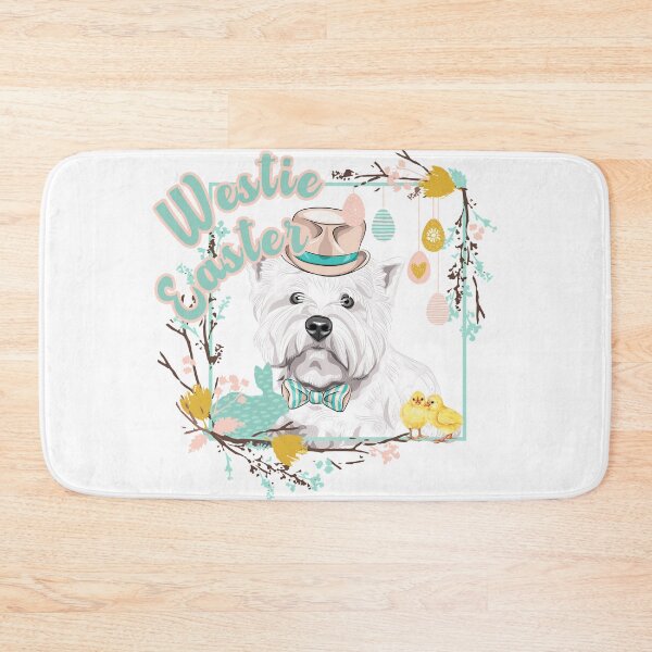 Item preview, Easter Westie Charming West Highland White Terrier designed and sold by KateLeap.